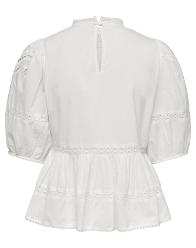 JDY - JDYStarry Lace Bluse - White